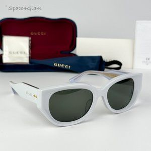 BRAND NEW Gucci GG1532SA 003 Grey Unisex Cat Eye Sunglasses GG 1532SA